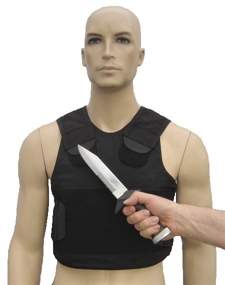 Pollux stab proof vest against knives KR1 black
