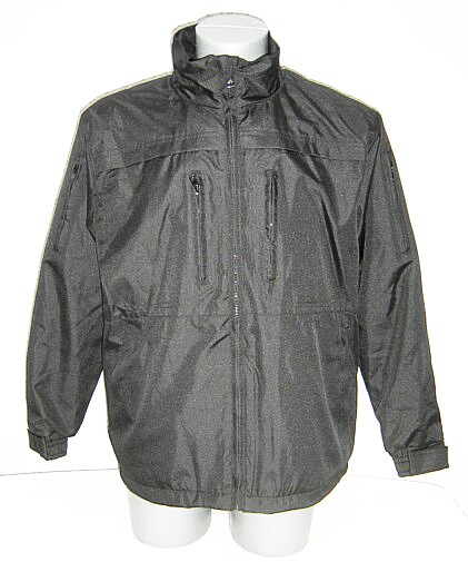 Black cut resistant nylon vest raincoat VBR-Belgium