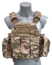 DCS 5.56 Multicam class 4  plate carrier closed flap Stand Alone