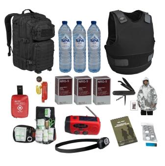 Kit d'urgence 72h sac de survie guerre Deluxe 3a