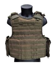 QPC Olive plate carrier class 4 with side plates SA