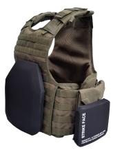 QPC Olive plate carrier class 4 with side plates SA