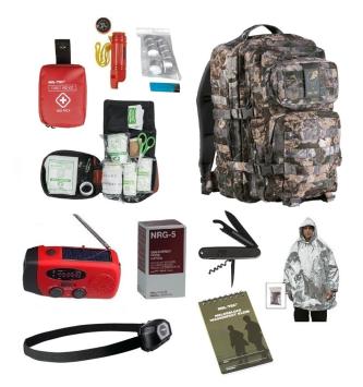 Basic Z1B items emergency kit survival backpack buy WASP