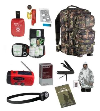 Basic Z3A items emergency kit backpack buy WASP