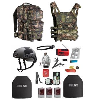 Sac d'évacuation kit d'urgence guerre pare-balles classe 4 WASP Z3A