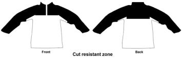 L – Cut resistant combat shirt UBAC Woodland Spec-Coolmesh VBR-Belgium