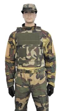 2XL – Cut resistant combat shirt UBAC Woodland Spec-Coolmesh VBR-Belgium