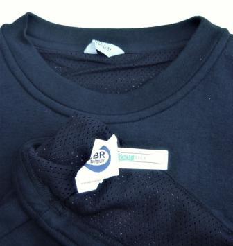 Snijwerende T-shirt / Cool-Cutyarn-Polyester / Korte mouwen / Zwart VBR-Belgium