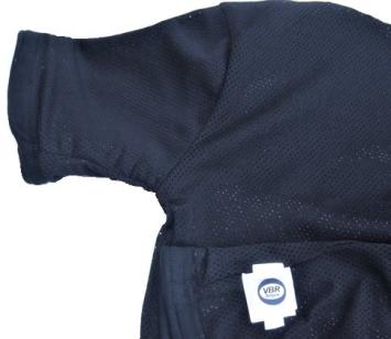 Cut resistant T-shirt / Cool-Cutyarn-Polyester / Short sleeves / Black VBR-Belgium